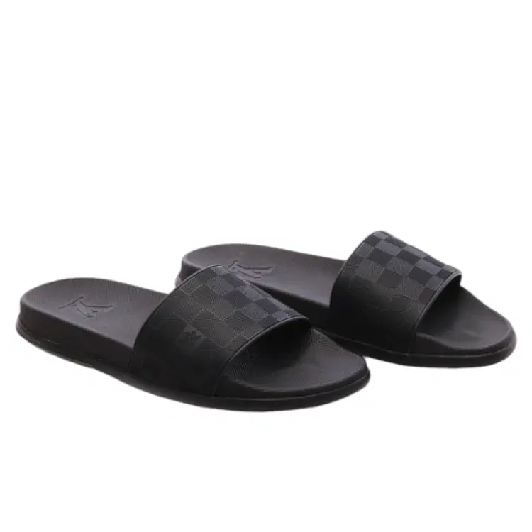 Louis Vuitton Mens Rubber Damier Waterfront Mule-Hover-Image
