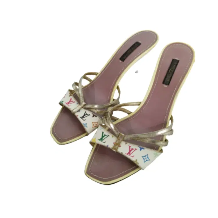 Louis Vuitton Multicolor Monogram Strap Sandals-Hover-Image