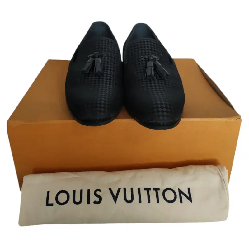 Louis Vuitton Solferino Petit Damier Fabric Loafer