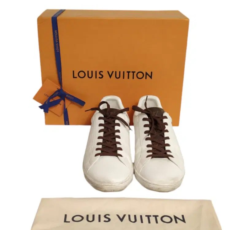 Louis Vuitton White Frontrow Sneaker-Hover-Image