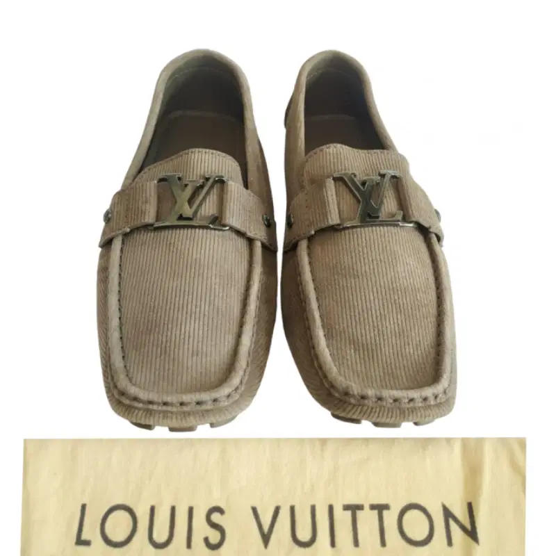 Louis Vuitton Beige Suede Lining Monte Carlo Loafer