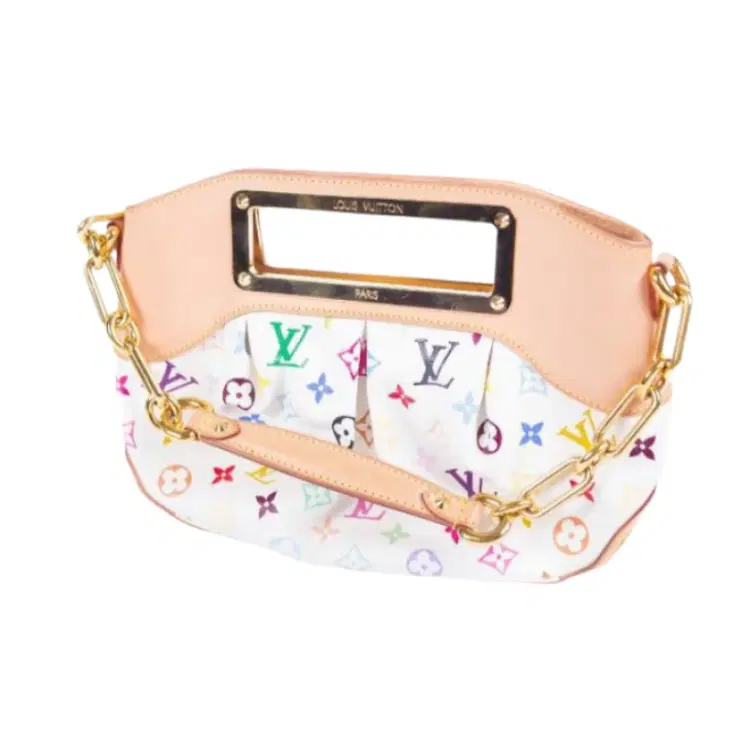 Louis Vuitton Multicolor Judy MM White-Hover-Image