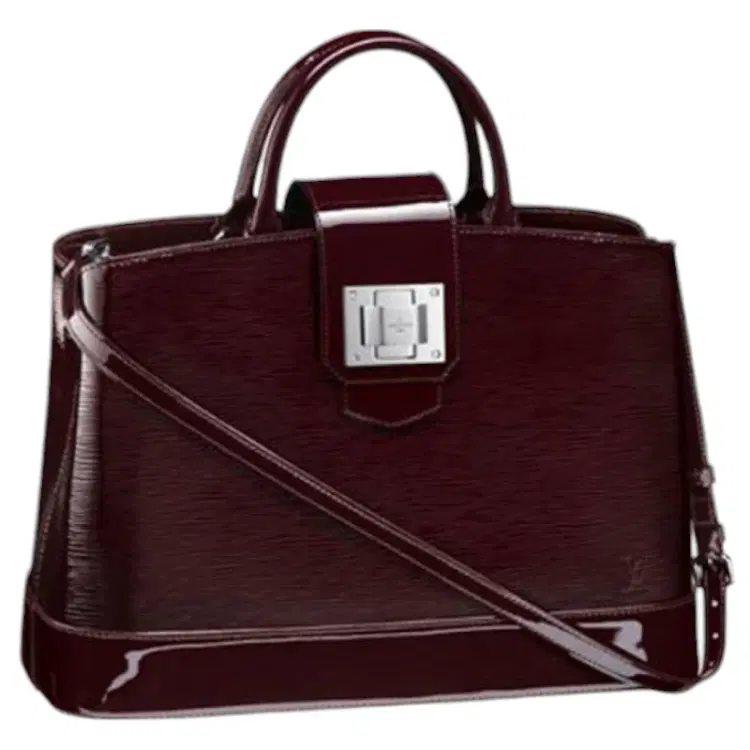 Louis Vuitton Prune Electric Epi Leather Mirabeau GM Bag-Hover-Image