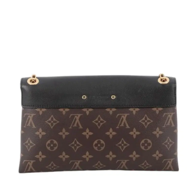 Louis Vuitton Pallas Chain Monogram Canvas Calf Leather Shoulder Bag