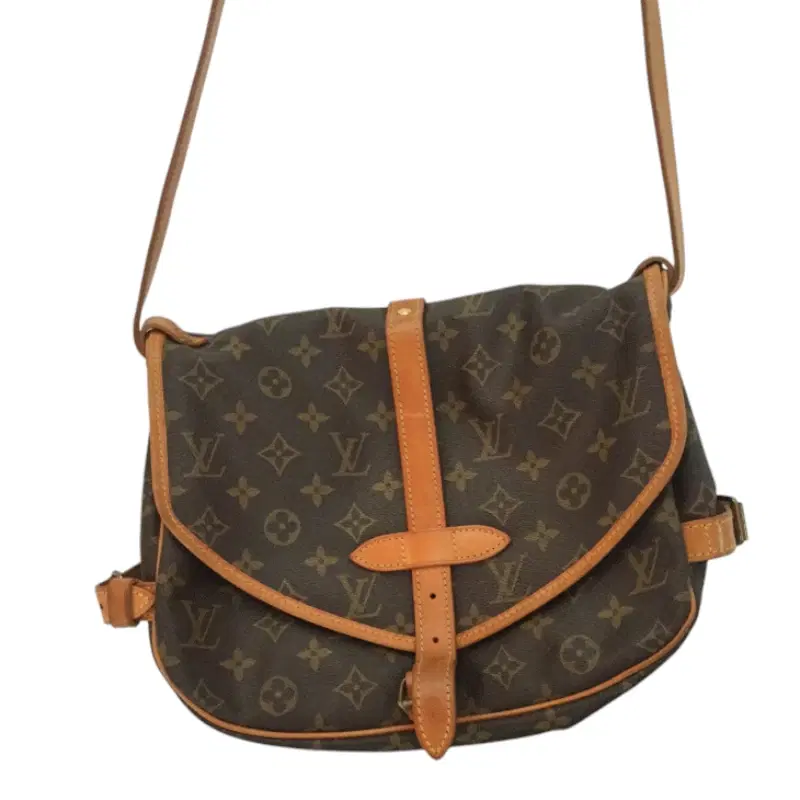 LOUIS VUITTON Monogram Canvas Saumur MM Bag