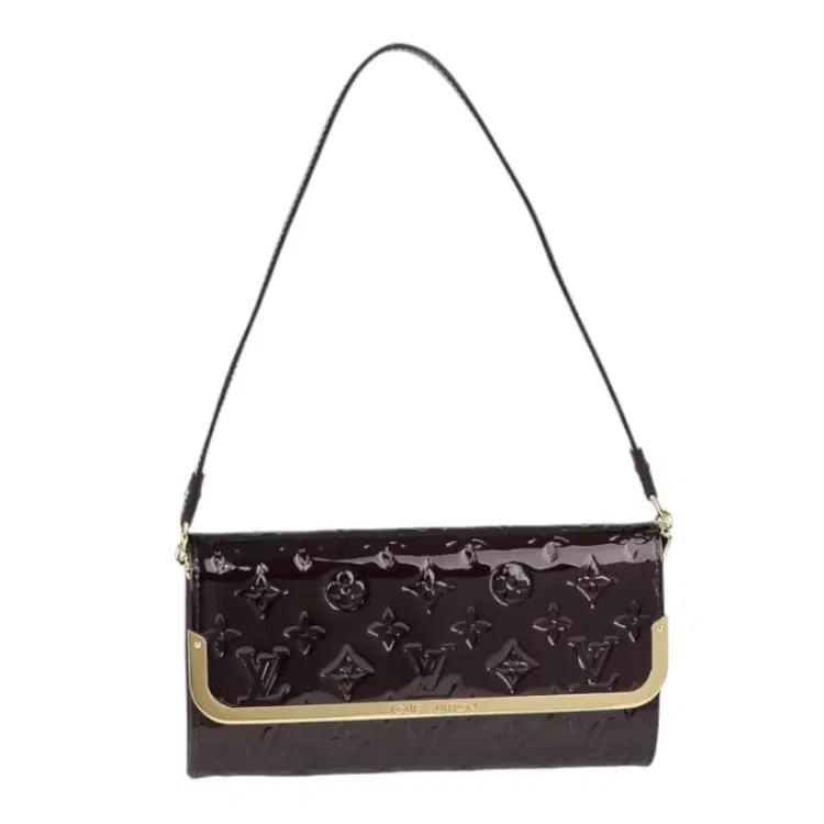 LOUIS VUITTON Amarante Monogram Vernis Rossmore MM Bag-Hover-Image