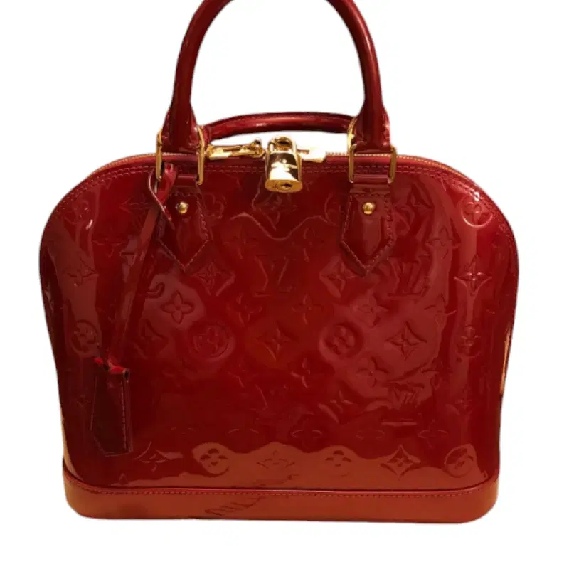 Louis Vuitton Red Vernis Alma PM