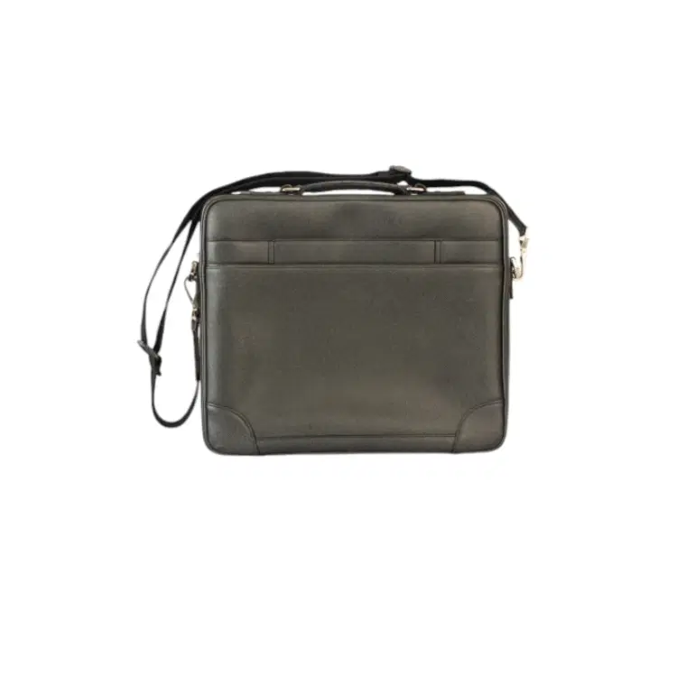 Louis Vuitton Zip Around Black Office Bag - Mens-Hover-Image