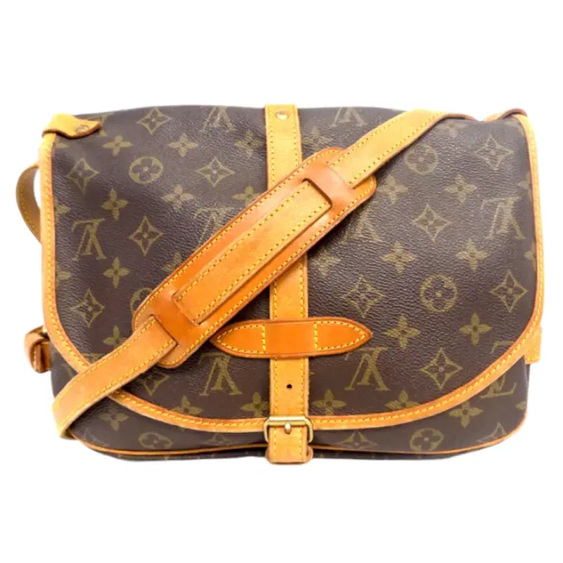 Louis Vuitton Canvas Saumur 30 Messenger Crossbody Bag