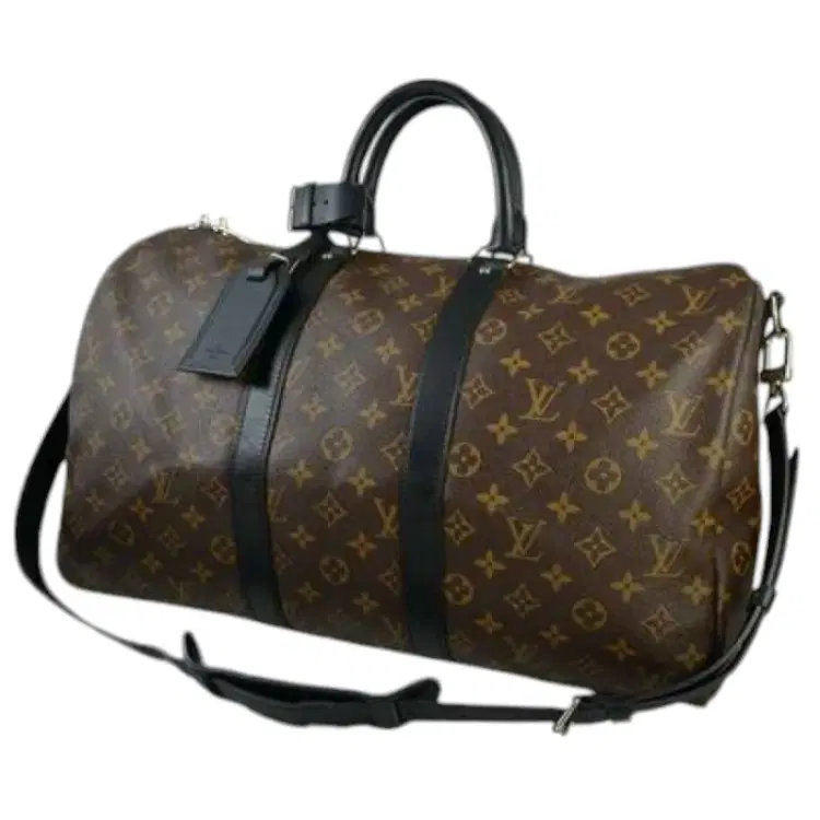 Louis Vuitton Keepall 45 Bandouliere Monogram Macassar Canvas Bag-Hover-Image