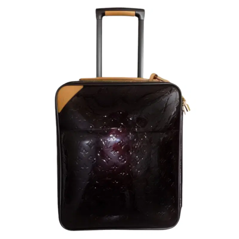 Louis Vuitton Vernis Pegase 45 Rolling Luggage Rouge Travel Bag
