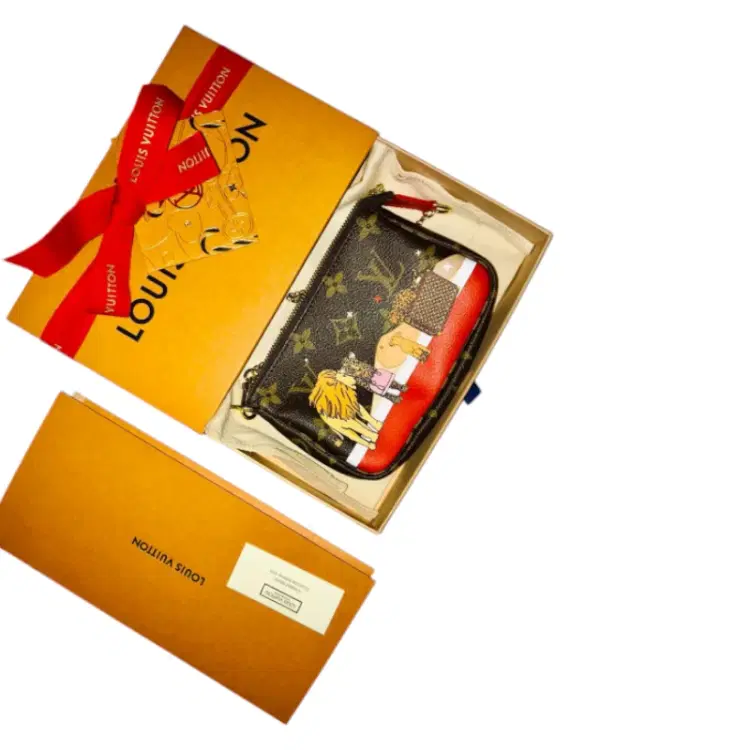 Louis Vuitton Mini Pochette Limited Edition Christmas Animation Lion-Hover-Image