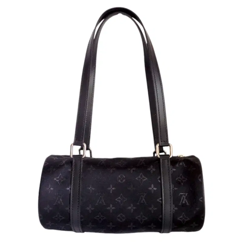 Louis Vuitton Mini Black Monogram Satin Papillon Bag