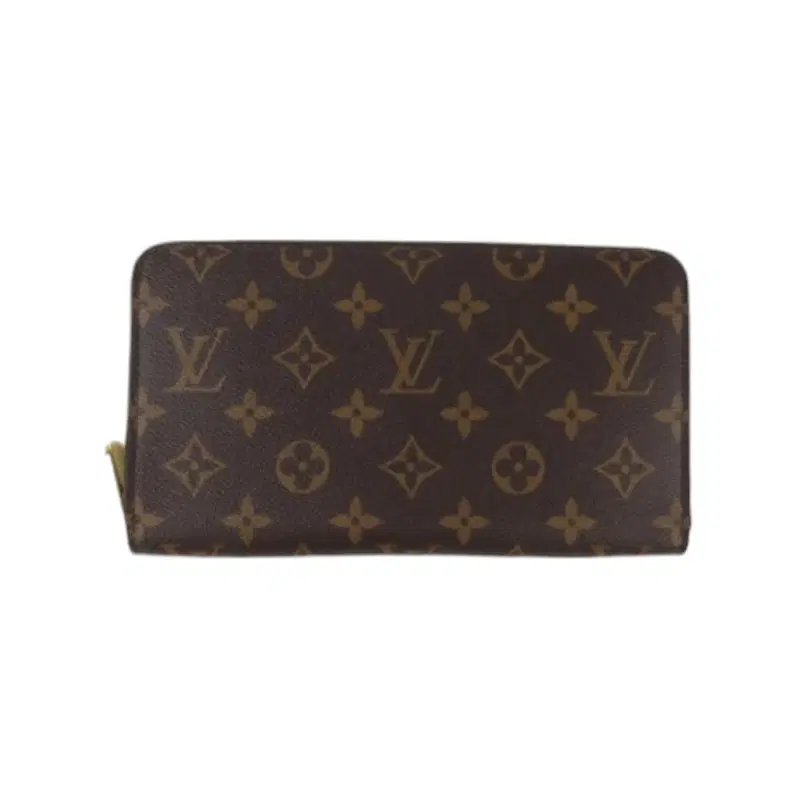 Louis Vuitton Brown Leather Monogram Zippy Organizer