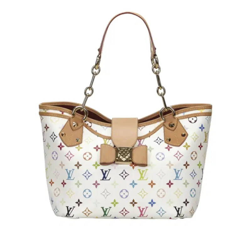 Louis Vuitton White Monogram Multicolore Annie GM Bag
