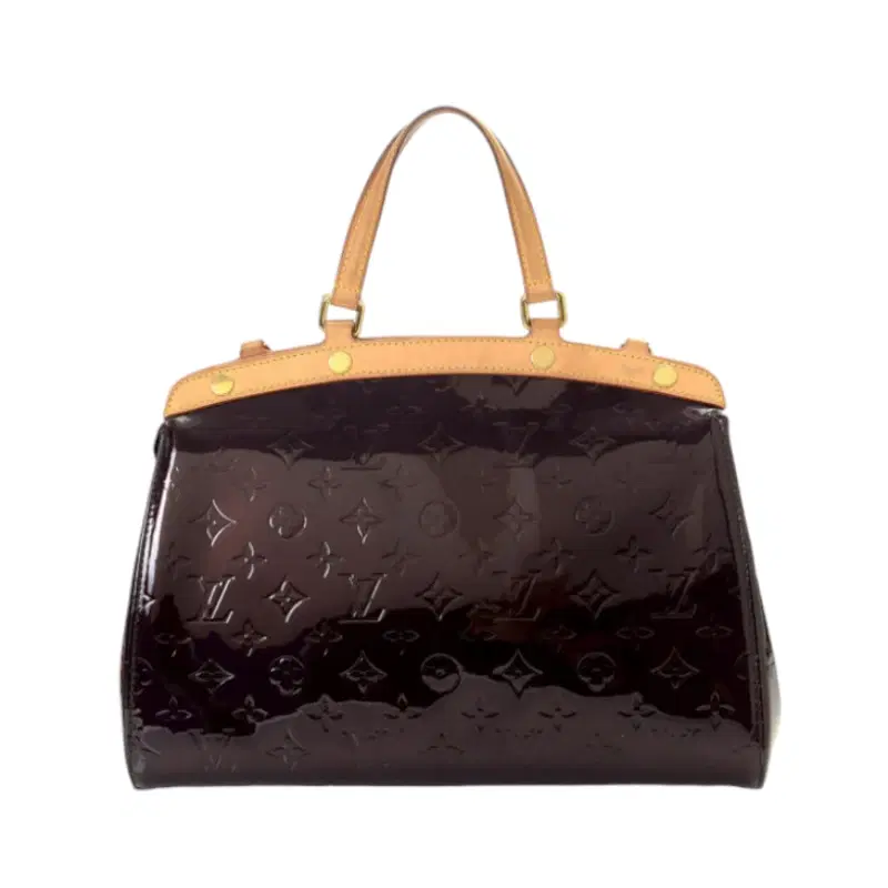 Louis Vuitton Amarante Monogram Vernis Brea MM Tote