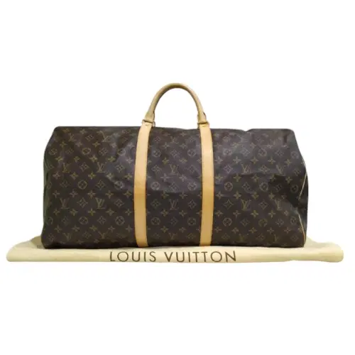 Louis Vuitton Monogram Canvas Keepall 60 Bandouliere Travel Bag-Hover-Image