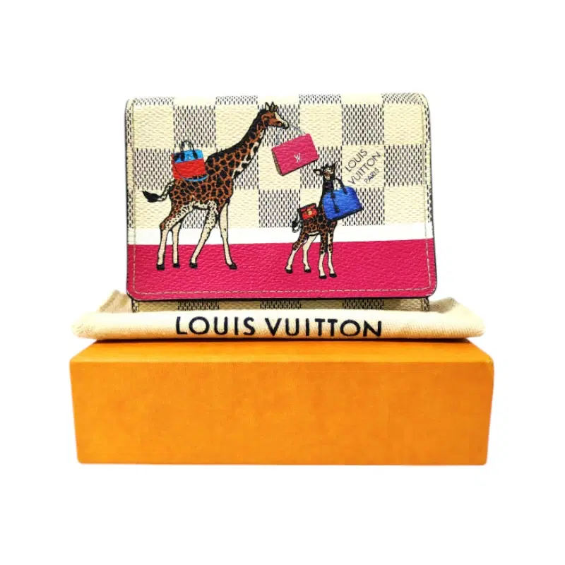 Louis Vuitton Victorine Damier Azur Giraffes Limited Edition Wallet