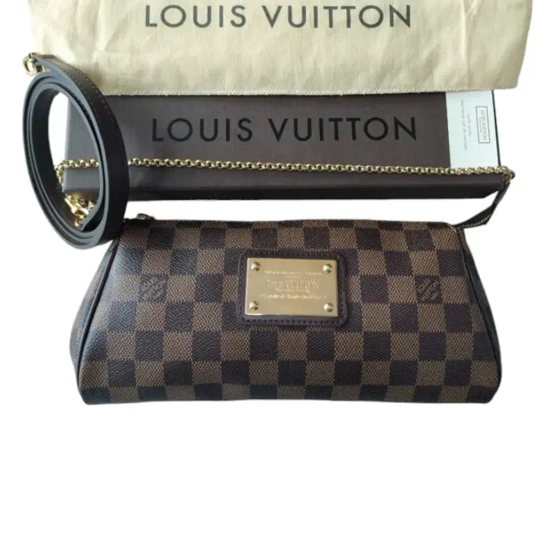 Louis Vuitton Eva Damier Ebene Canvas Crossbody Bag