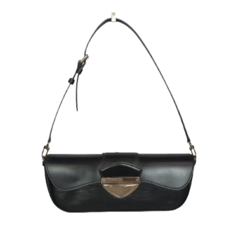 Louis Vuitton Black Epi Leather Montaigne Clutch Bag