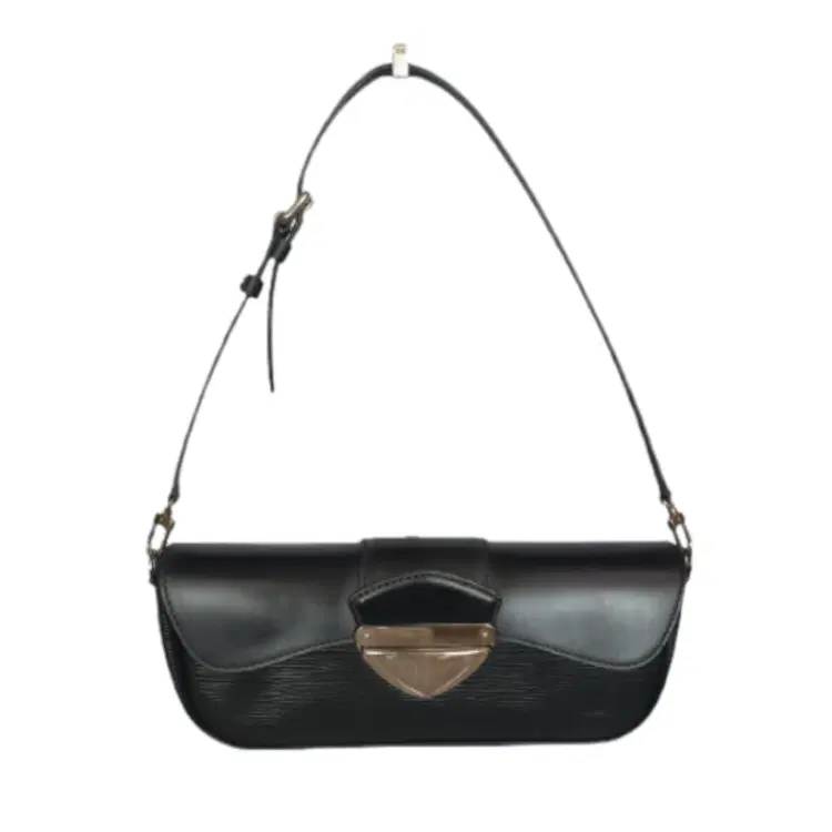 Louis Vuitton Black Epi Leather Montaigne Clutch Bag-Hover-Image