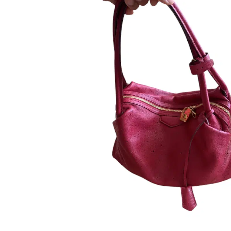 Louis Vuitton Grenat Mahina Leather Galatea PM Bag