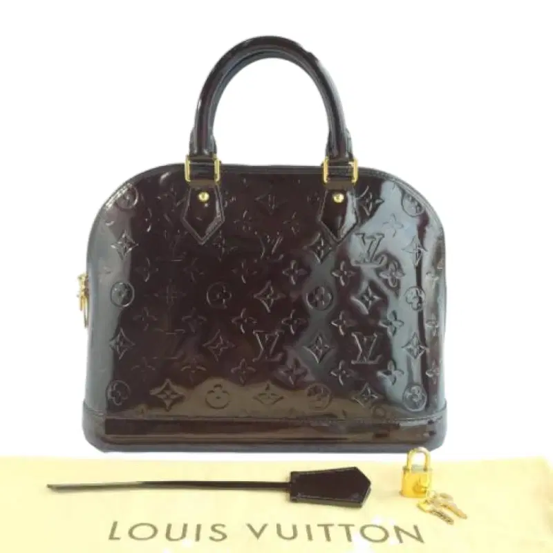 Louis Vuitton Amarante Monogram Vernis Alma PM Bag