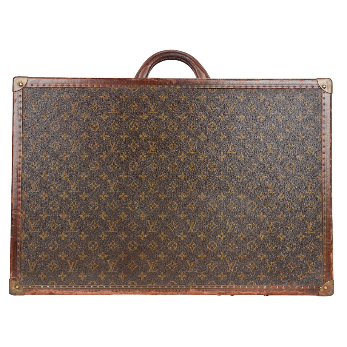 Louis Vuitton Monogram Canvas Alzer Trunk Suitcase-26 inch