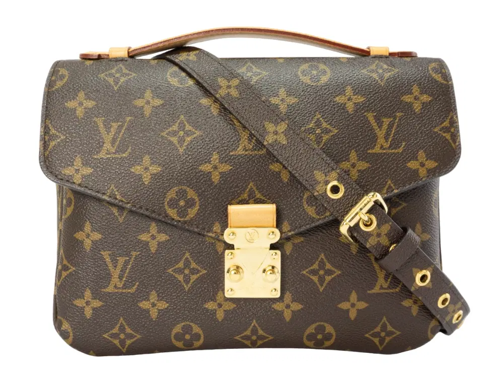 Louis Vuitton Pochette Metis Shoulder Bag Brown Canvas