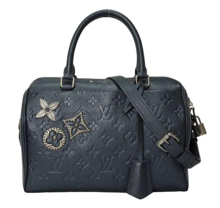 Louis Vuitton Marine Monogram Empreinte Pins Speedy Bandouliere 25-Hover-Image