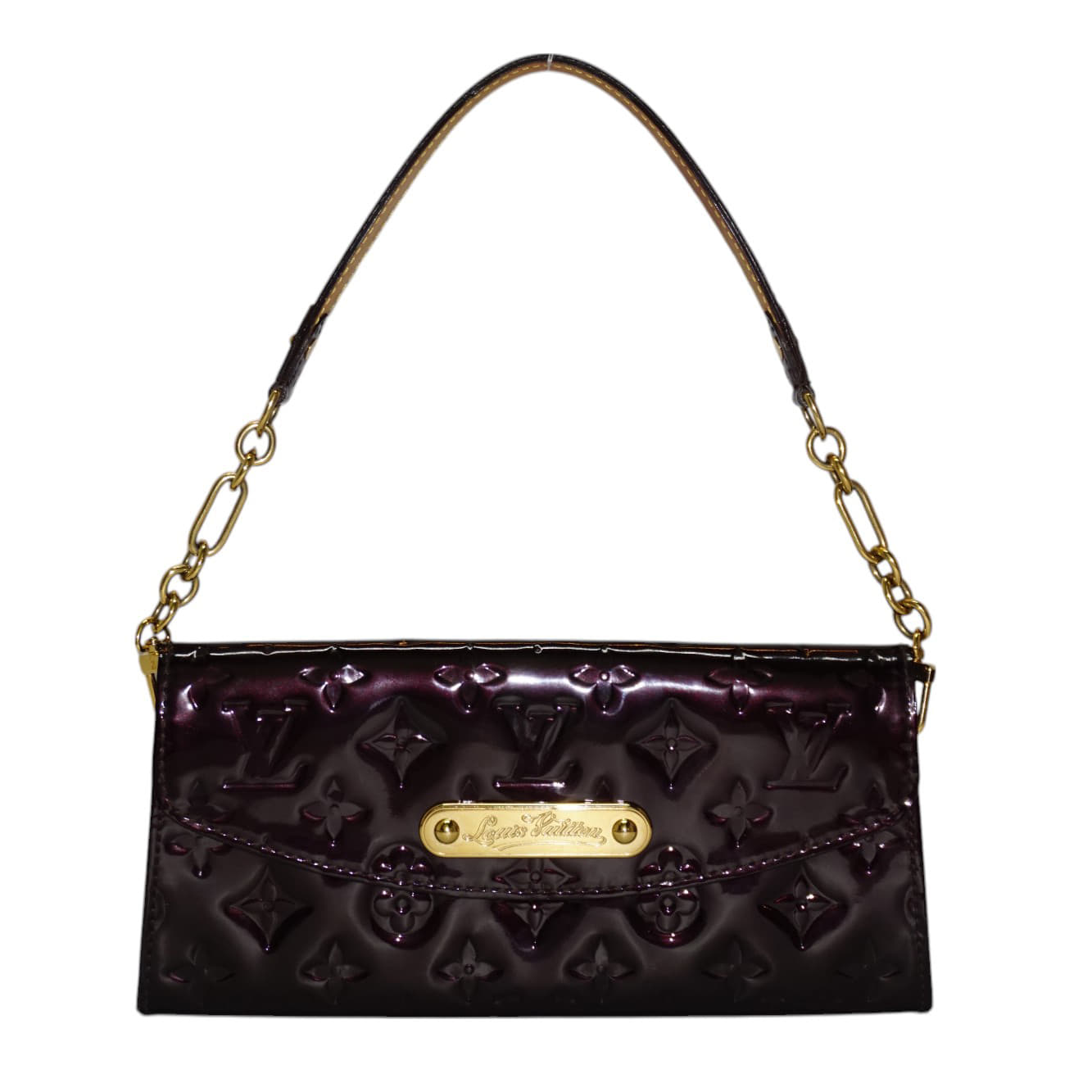 Louis Vuitton Amarante Monogram Vernis Sunset Boulevard Bag
