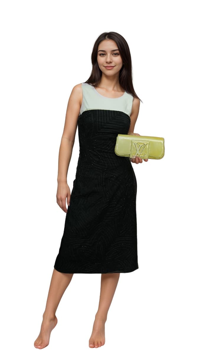Louis Vuitton Yellow Vernis Sobe Clutch-Hover-Image
