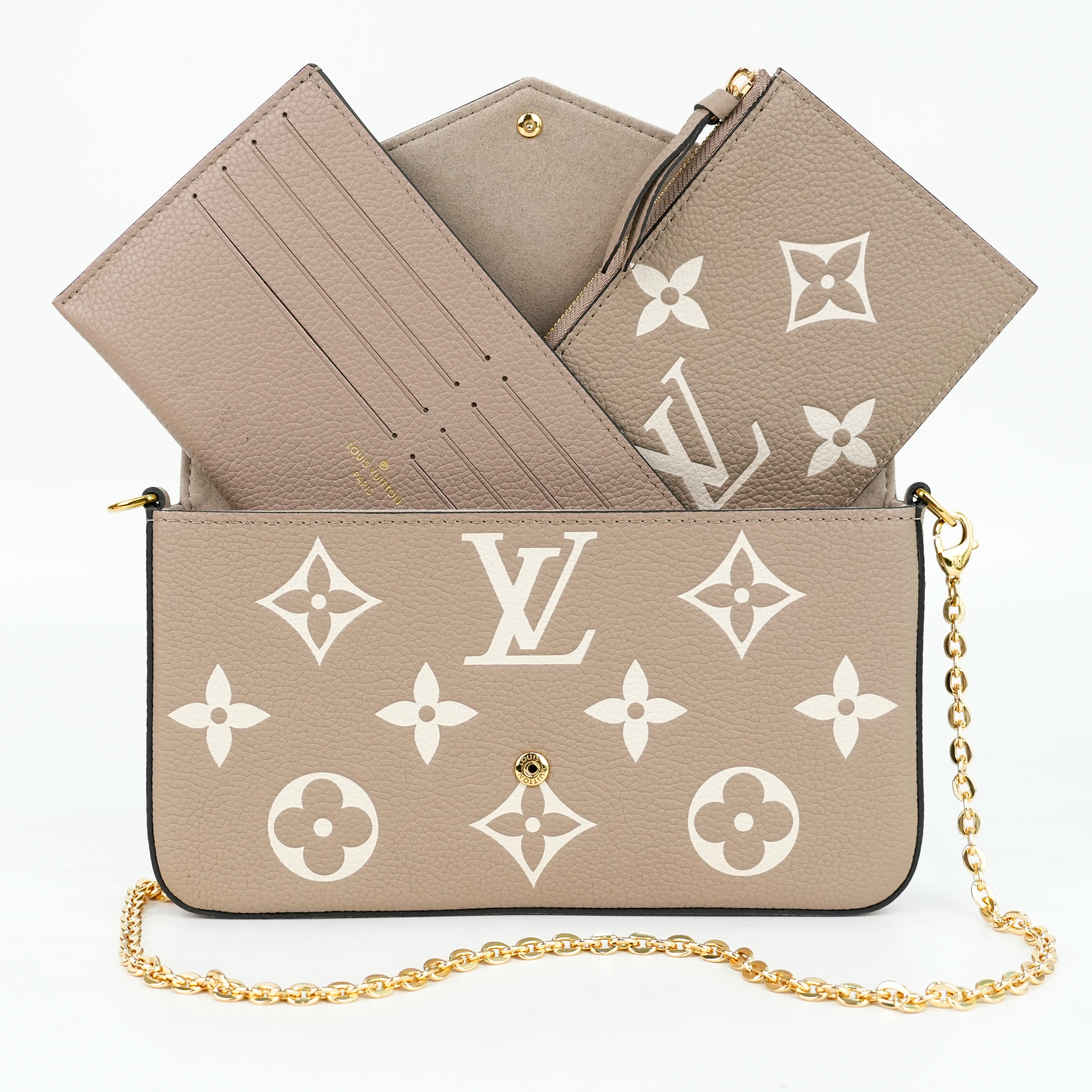 Louis Vuitton Pochette Félicie Monogram Empreinte Shoulder Bag