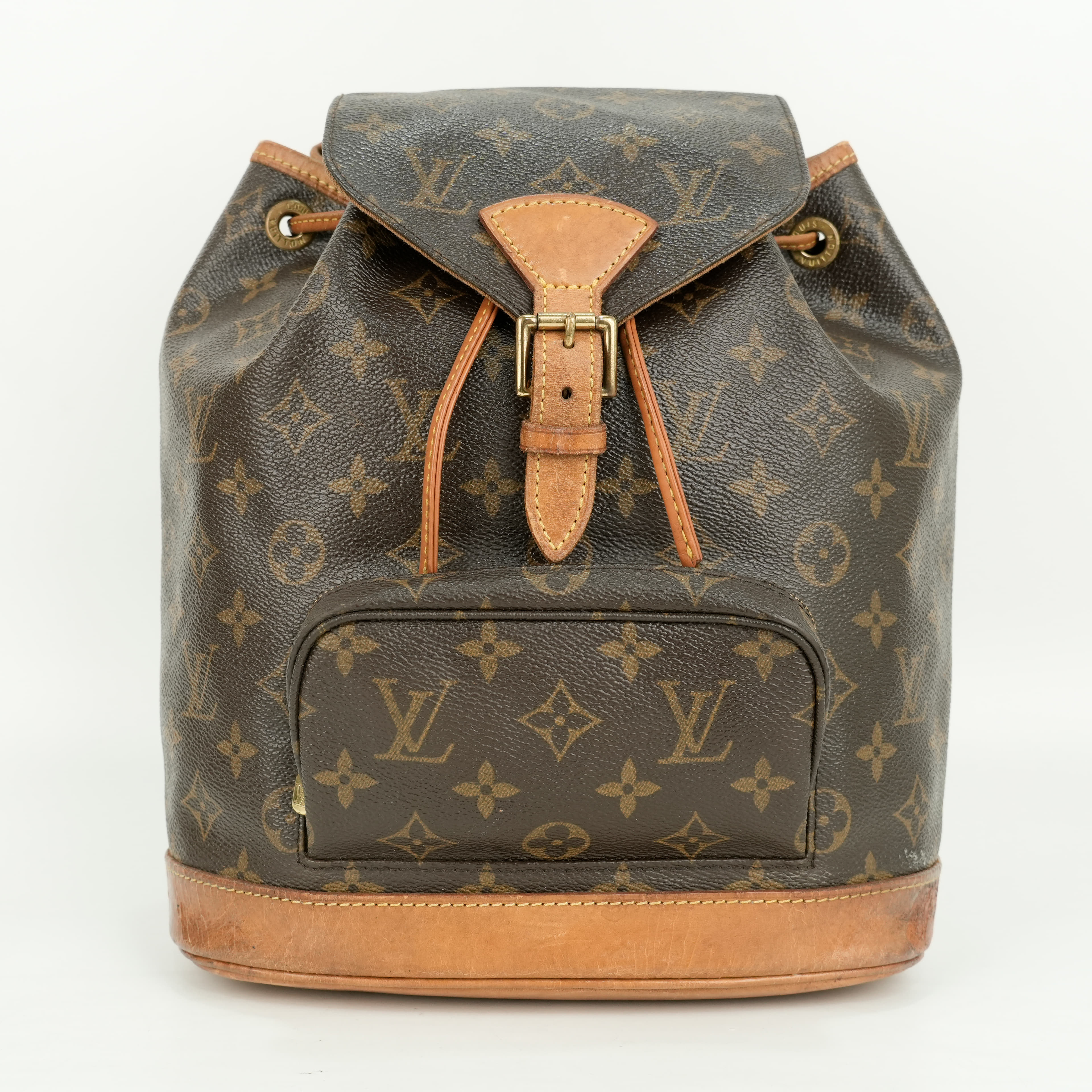 Louis Vuitton Montsouris Backpack in Monogram Coated Canvas