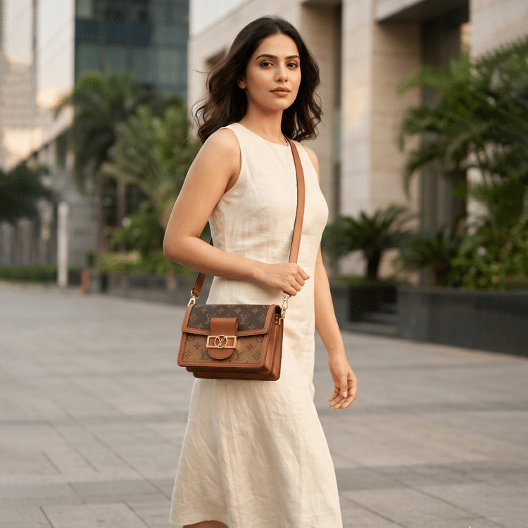 Louis Vuitton Mini Dauphine Shoulder Bag-Hover-Image