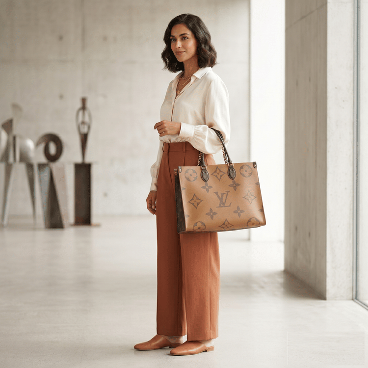 Louis Vuitton Monogram On The Go GM Shoulder Bag-Hover-Image