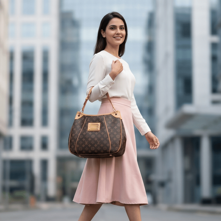 Louis Vuitton Galliera Handbag Monogram Canvas hobo bag-Hover-Image