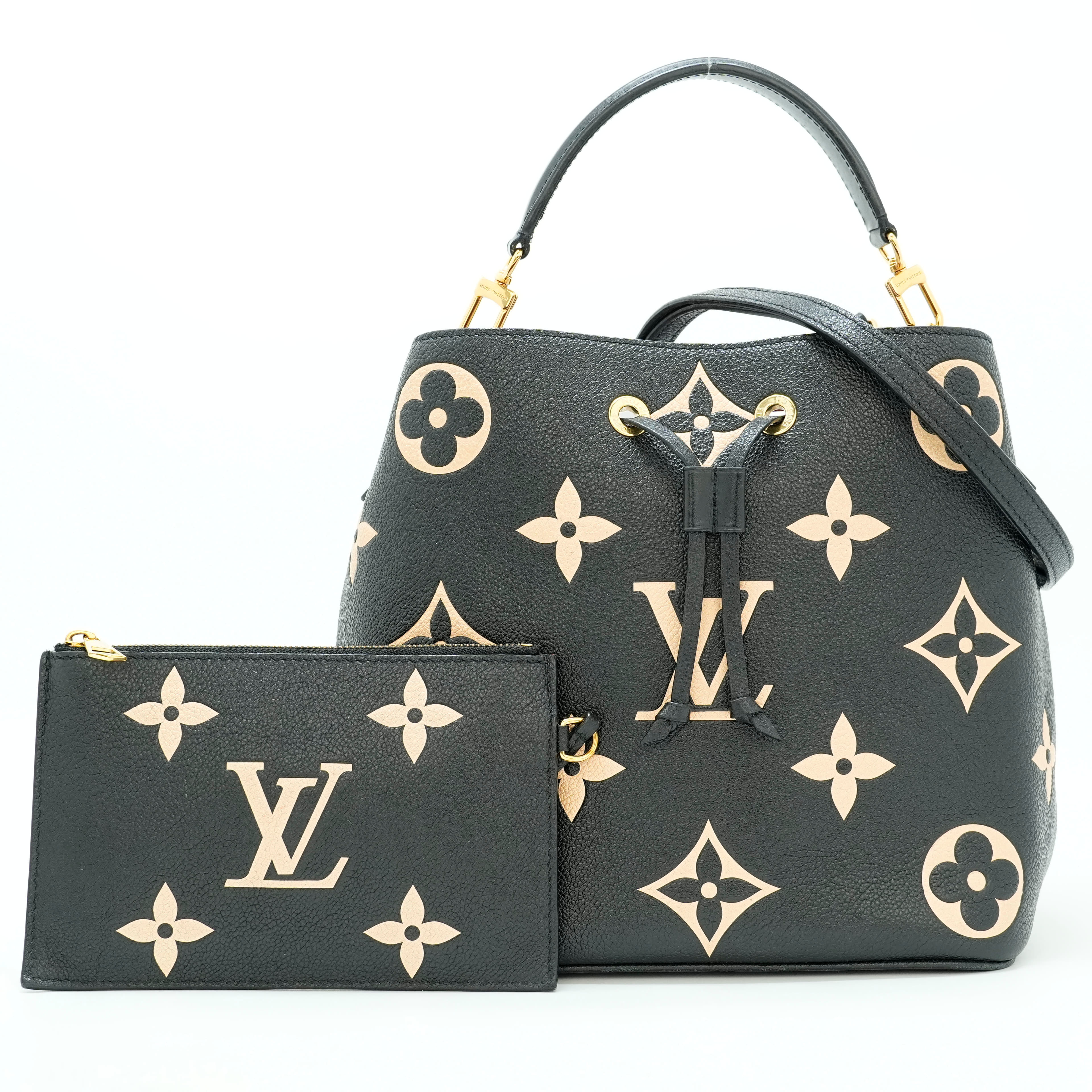 Louis Vuitton NeoNoe MM in Bicolor Monogram Empreinte Leather