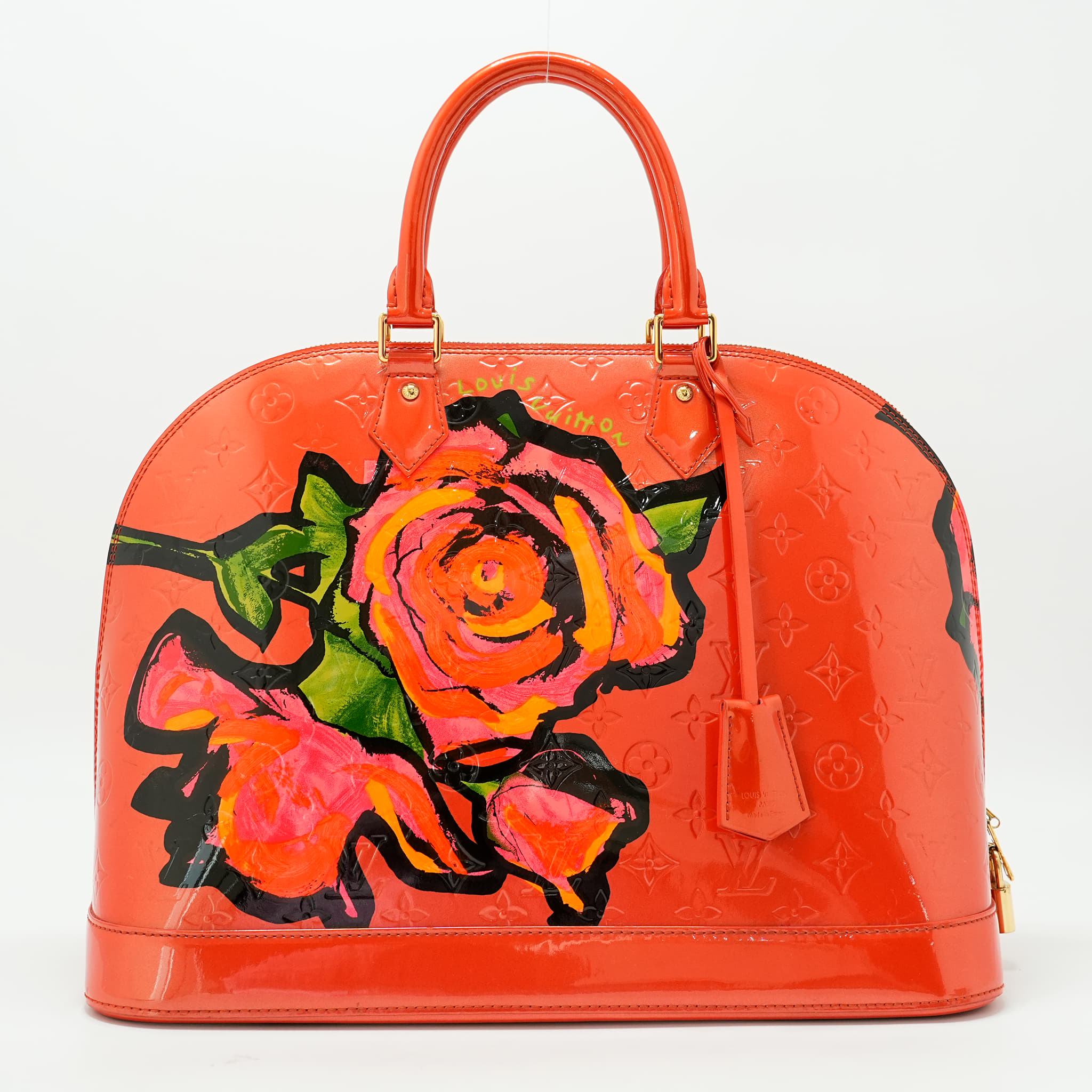 Louis Vuitton Vernis Monogram Rose Alma MM Handbag