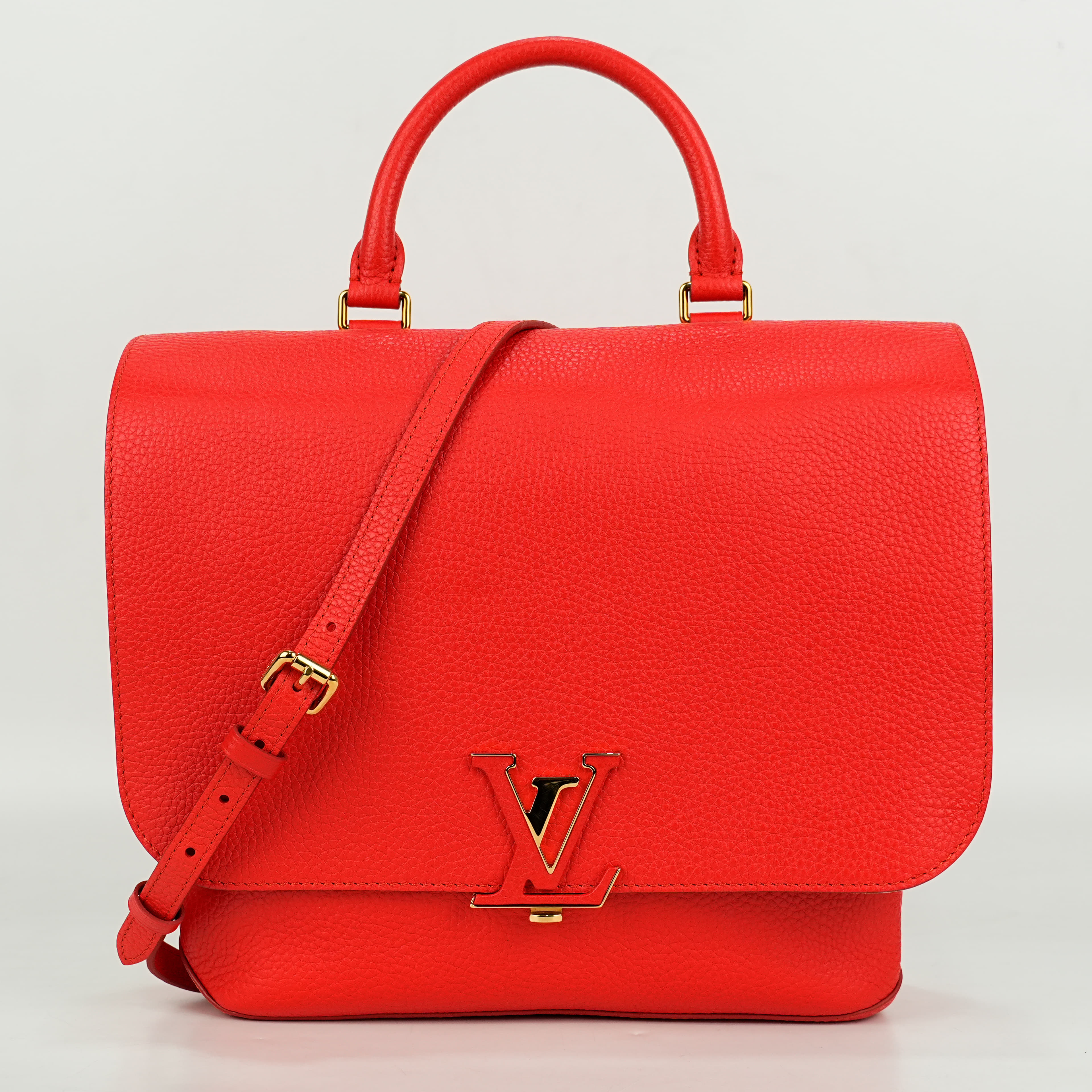 Louis Vuitton Red Taurillon Volta Bag