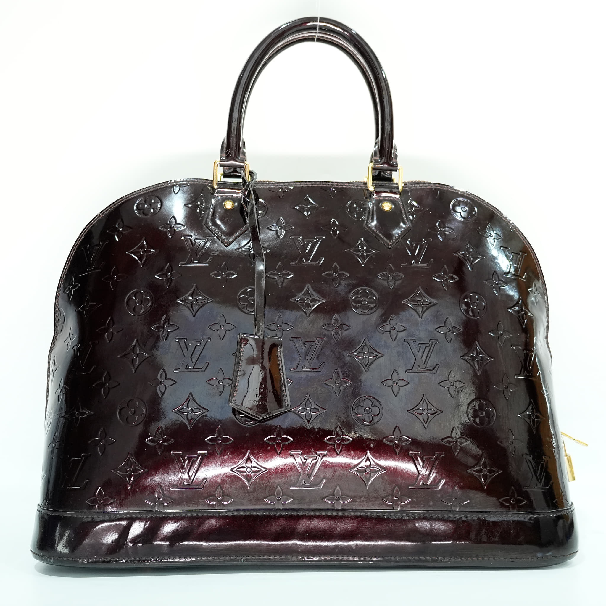 Louis Vuitton Amarante Monogram Vernis Alma GM