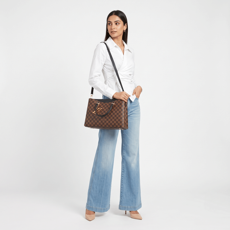 Louis Vuitton Damier Riverside Tote-Hover-Image