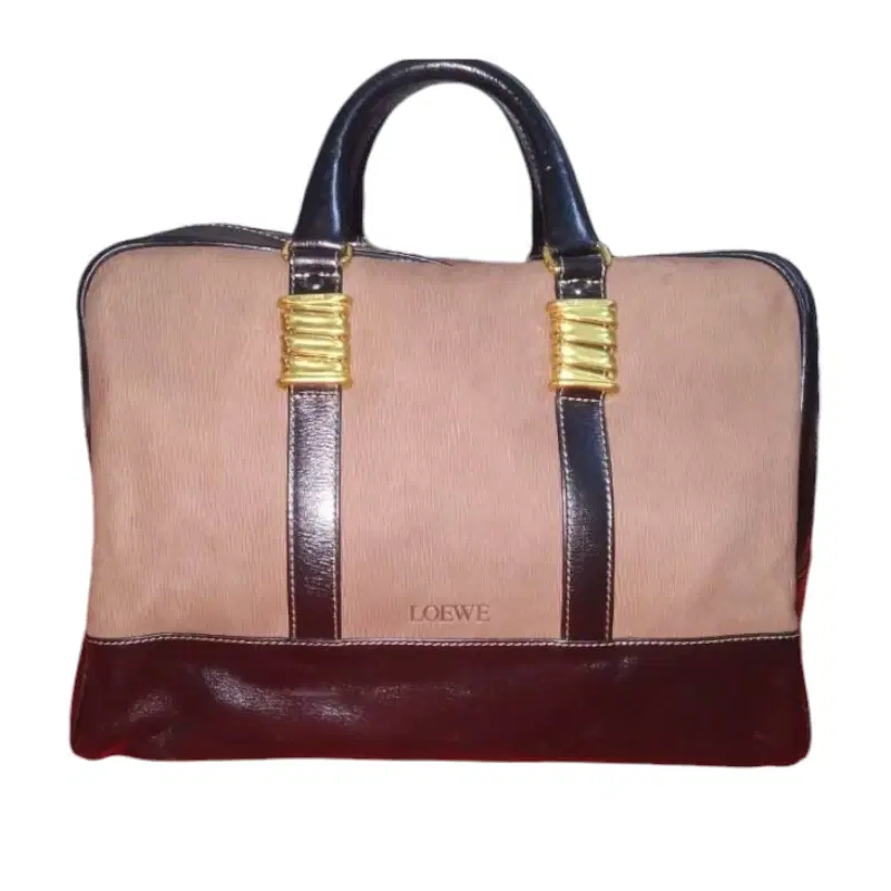 Loewe Velazquez Dark Brown Leather Travel Bag