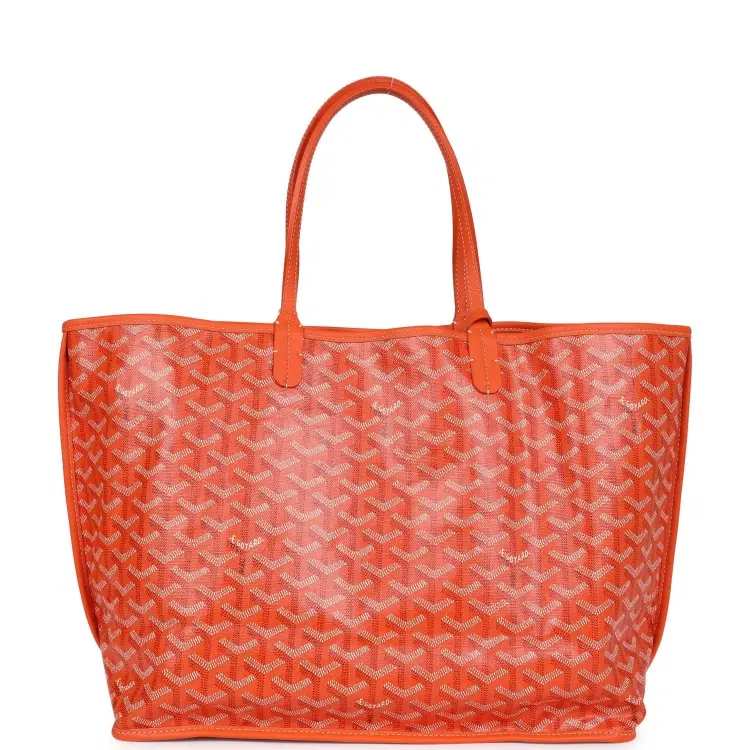 Goyard Anjou PM Orange Goyardine Canvas Palladium Hardware-Hover-Image