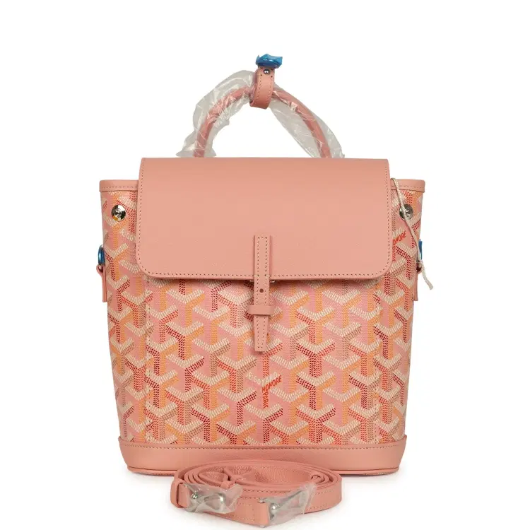 Goyard Goyardine Canvas Powder Pink Mini Alpin Backpack Palladium Hardware-Hover-Image
