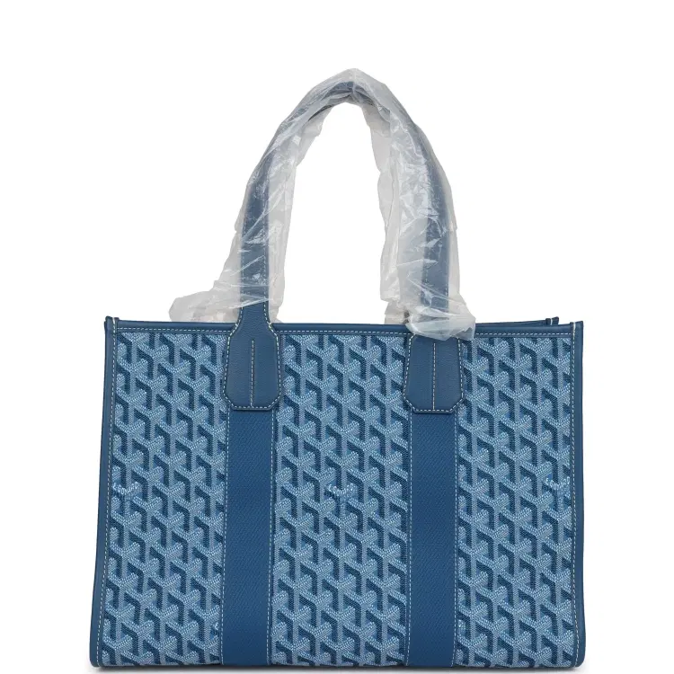 Goyard Goyardine Jacquard Ocean Blue Villette PM Bag-Hover-Image