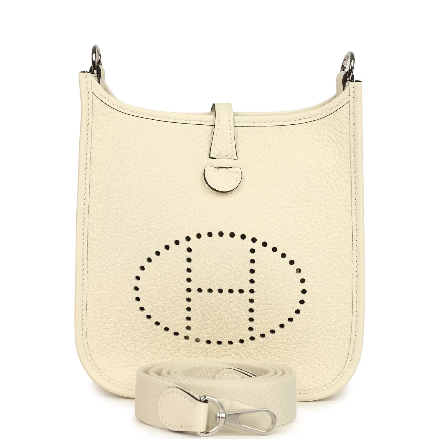 Hermes Evelyne TPM Cream Clemence Palladium Hardware