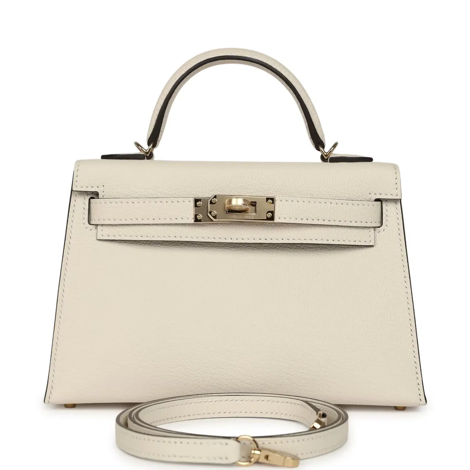 Hermes Special Order (HSS) Kelly Sellier 20 Nata Verso Chevre Mysore Permabrass Hardware