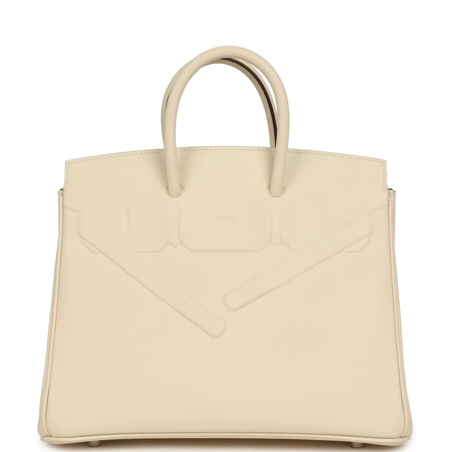Hermes Birkin Shadow 25 Nata Swift Palladium Hardware