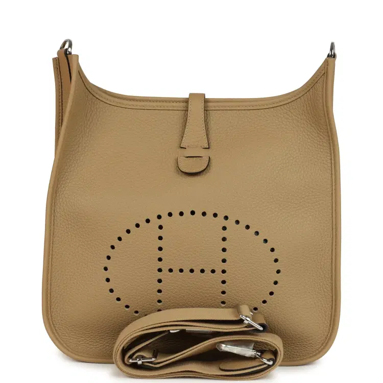 Hermes Evelyne III PM Poussiere Clemence Palladium Hardware-Hover-Image